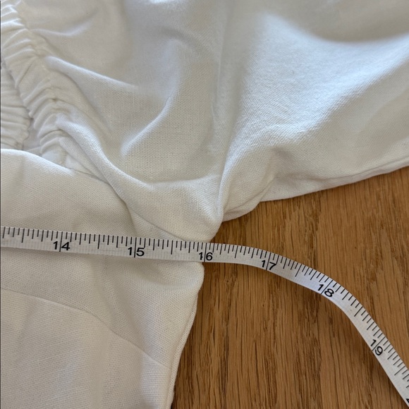 Lulu's Elegant Pure Serenity White Off-the-Shoulder Puff Sleeveless Mini Dress - Picture 12 of 14